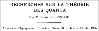 debroglie